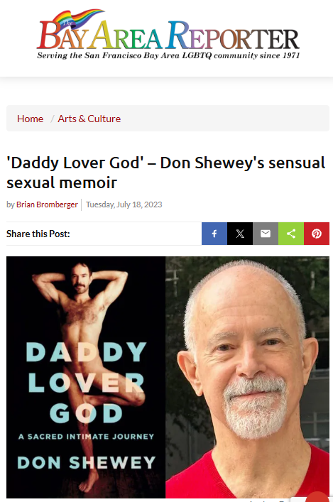 Daddy Lover God review in the Bay Area Reporter